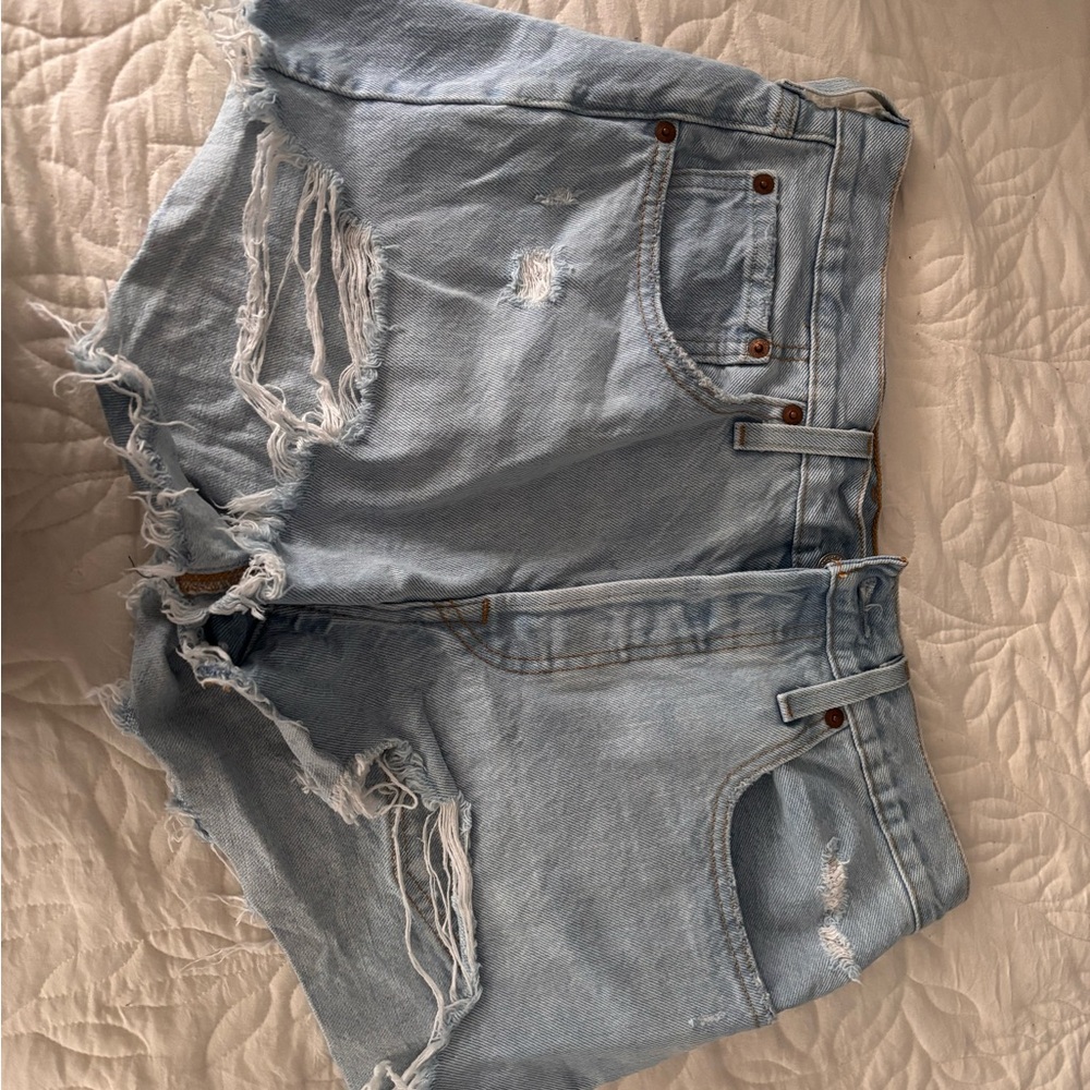 Signature by Levi Strauss Light Blue Jean Shorts